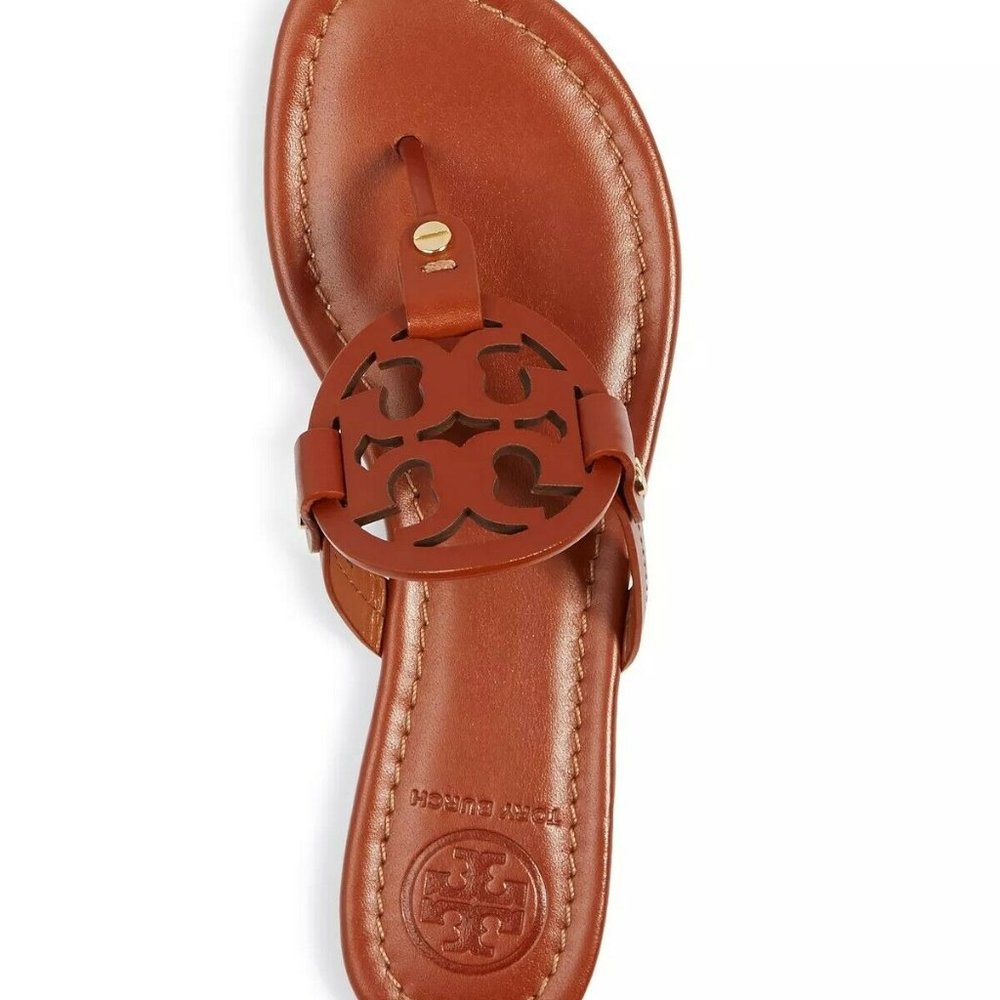 TORY BURCH MILLER FLIP FLOP VINTAGE VACHETTA
